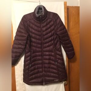 L.L.BEAN CORTEX WATER REPELLENT GOOSE DOWN PUFFER SZ S PETITE